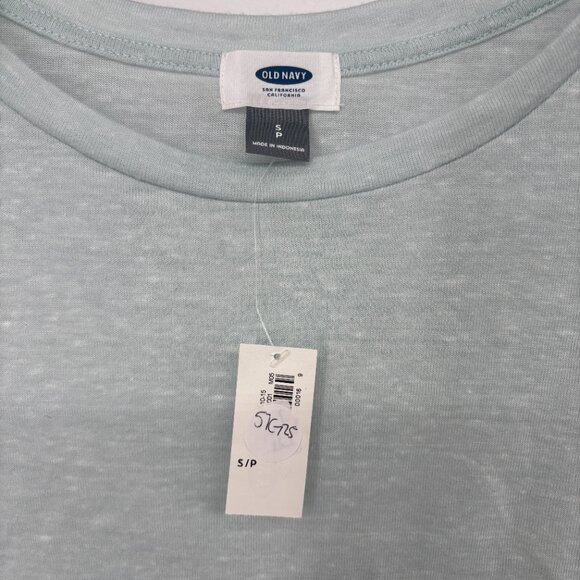 Old Navy Women's Dropped Shoulders Crew Neck Pullover T-Shirt Size Small NWT - Picture 3 of 4